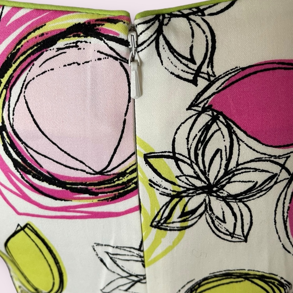 ITW by Claude Brown Neon Floral Skirt - Picture 5 of 6